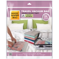 Magic Saver Bag 2'li Seyahat Vakumlu Poşet Seti (M) (45x60 cm) - 1